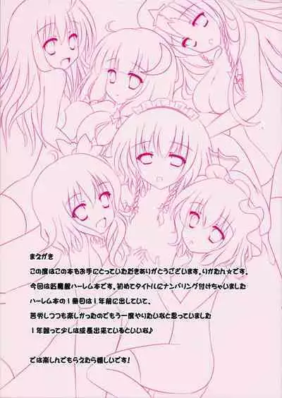 (C84) [CARAMEL CRUNCH! (Rikatan)] Harem Gensoukyou 2 ~Watashi-tachi no Danna-sama~ (Touhou Project) [English] [desudesu]