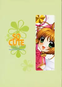 (CR31) [Nagisawaya (Nagisawa You)] So Cute (Cardcaptor Sakura) [English] [N.C. Translations]