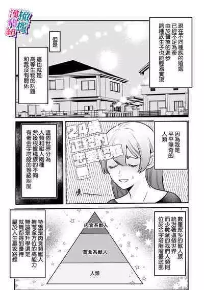 ookami kun no syuutyaku ai kara ni ge rare nai!～ osananazimi no zyuuzin to hatuzyou koubi～｜无法逃离狼君的执着爱！ ～和青梅竹马的兽人交尾～