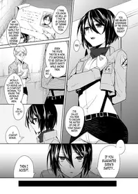 (COMIC1☆7) [SIOP (Nimaru)] Mikasa Choukyou Houkokusho | Mikasa's Training Report (Shingeki no Kyojin) [English] [B.E.C. Scans]